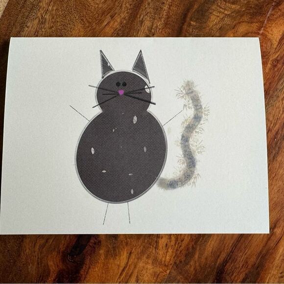 NWT Greeting Cards Blank Cards for Cat Lovers Set of 6 w/Envelopes Custom Brown - Picture 2 of 3